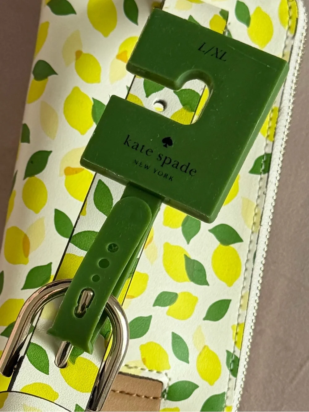Kate Spade ♠️ Lemon Toss Belt Bag Sz L/XL 🍋